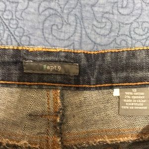 Apt 9 blue jean shorts
